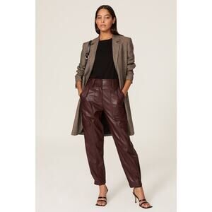 Derek Lam 10 Crosby Elian Faux Leather Utility Pants